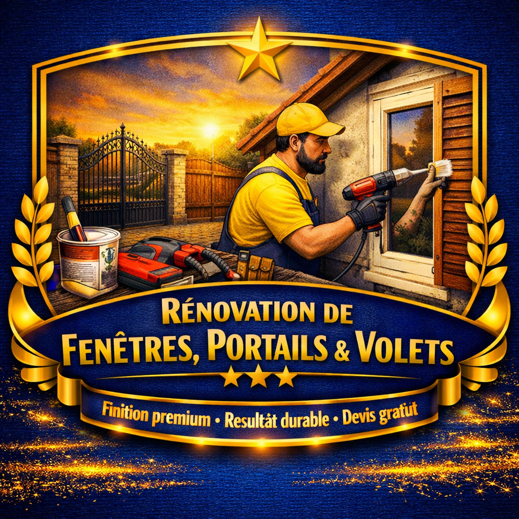 renovation de volets fenetres et portails